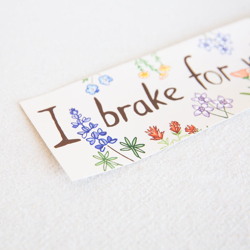 Wildflowers Bumper Sticker