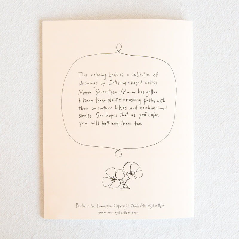 Buds Along the Path Coloring Book
