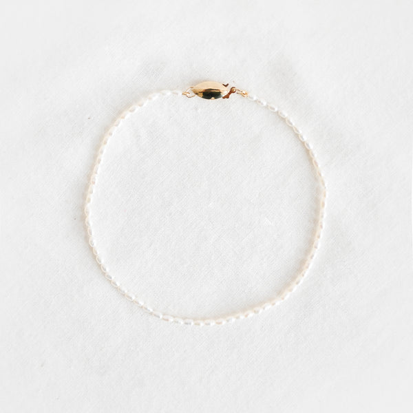 Rice Pearl Brujeria Anklet