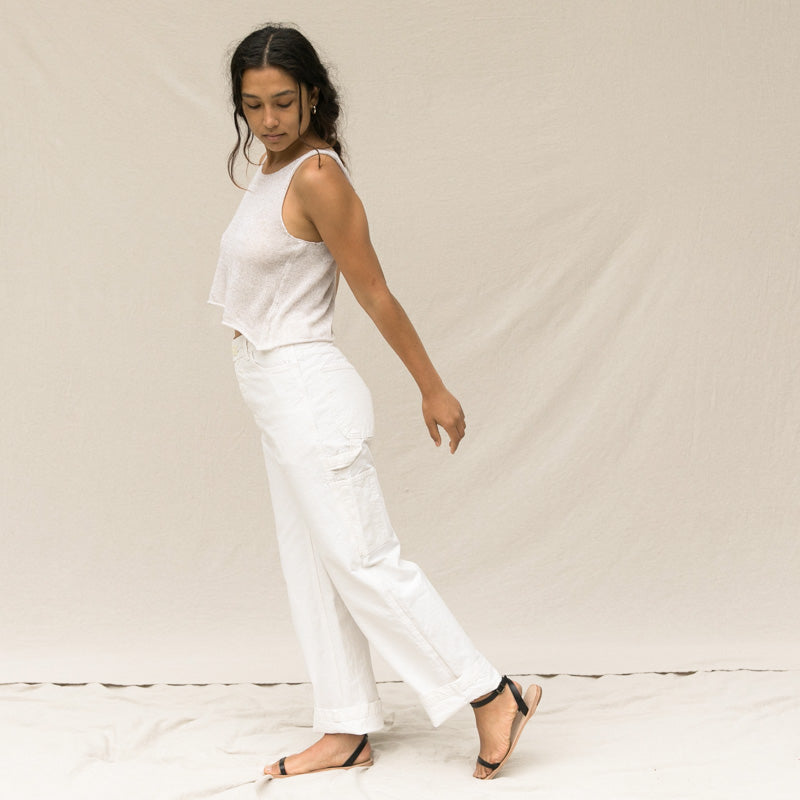 Handy Pants - Salt White