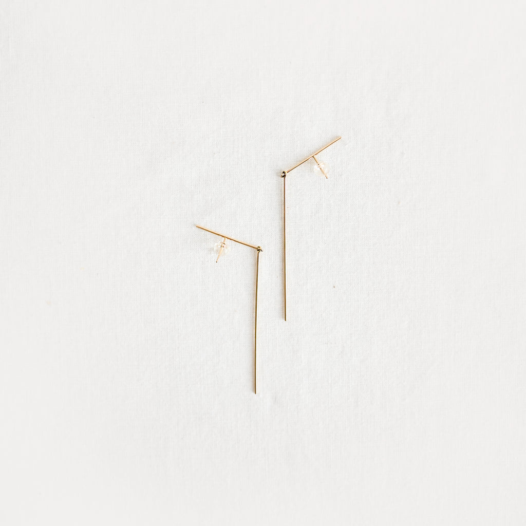 Stick & Strand Earring - Single