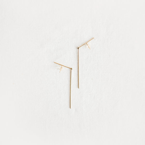 Stick & Strand Earring - Single