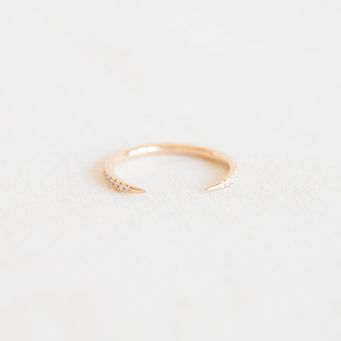 Open Slice Ring - Micropavé