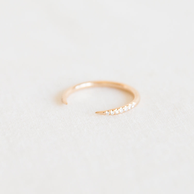 Open Slice Ring - Micropavé